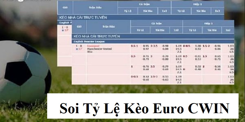 Kinh nghiệm soi tỷ lệ kèo Euro chuẩn xác nhất bạn cần nắm